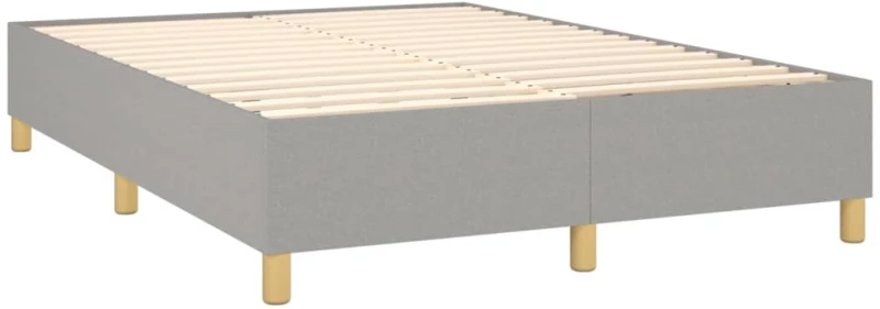 ΚΡΕΒΑΤΙ BOXSPRING ΜΕ ΣΤΡΩΜΑ & LED ΑΝ.ΓΚΡΙ 140X190ΕΚ. ΥΦΑΣΜΑΤΙΝΟ 3138869