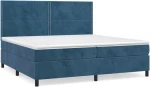 ΚΡΕΒΑΤΙ BOXSPRING ΜΕ ΣΤΡΩΜΑ ΣΚΟΥΡΟ ΜΠΛΕ 200X200 ΕΚ. ΒΕΛΟΥΔΙΝΟ 3142987