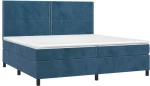 ΚΡΕΒΑΤΙ BOXSPRING ΜΕ ΣΤΡΩΜΑ ΣΚΟΥΡΟ ΜΠΛΕ 200X200 ΕΚ. ΒΕΛΟΥΔΙΝΟ 3142987
