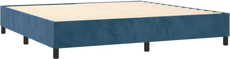 ΚΡΕΒΑΤΙ BOXSPRING ΜΕ ΣΤΡΩΜΑ ΣΚΟΥΡΟ ΜΠΛΕ 200X200 ΕΚ. ΒΕΛΟΥΔΙΝΟ 3142987