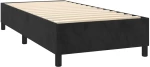 ΚΡΕΒΑΤΙ BOXSPRING ΜΕ ΣΤΡΩΜΑ & LED ΜΑΥΡΟ 90X200 ΕΚ. ΒΕΛΟΥΔΙΝΟ 3139483