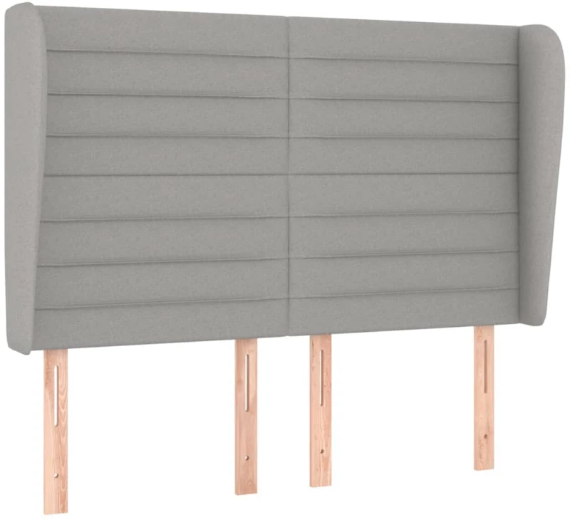 ΚΡΕΒΑΤΙ BOXSPRING ΜΕ ΣΤΡΩΜΑ ΑΝΟΙΧΤΟ ΓΚΡΙ 140X190 ΕΚ. ΥΦΑΣΜΑΤΙΝΟ 3128037