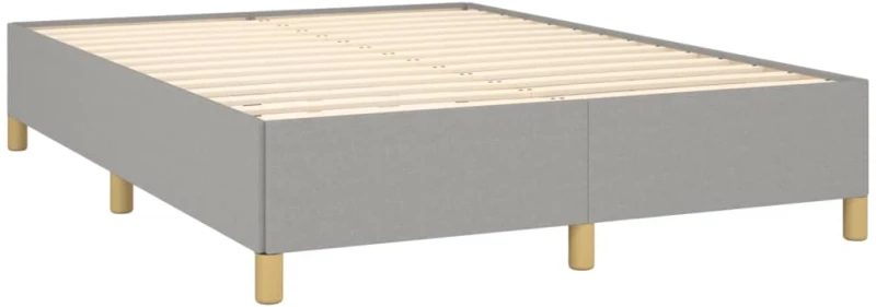 ΚΡΕΒΑΤΙ BOXSPRING ΜΕ ΣΤΡΩΜΑ ΑΝΟΙΧΤΟ ΓΚΡΙ 140X190 ΕΚ. ΥΦΑΣΜΑΤΙΝΟ 3128597