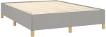 ΚΡΕΒΑΤΙ BOXSPRING ΜΕ ΣΤΡΩΜΑ ΑΝΟΙΧΤΟ ΓΚΡΙ 140X190 ΕΚ. ΥΦΑΣΜΑΤΙΝΟ 3128597