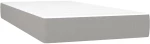 ΚΡΕΒΑΤΙ BOXSPRING ΜΕ ΣΤΡΩΜΑ ΑΝΟΙΧΤΟ ΓΚΡΙ 90X200 ΕΚ. ΥΦΑΣΜΑΤΙΝΟ 3128573