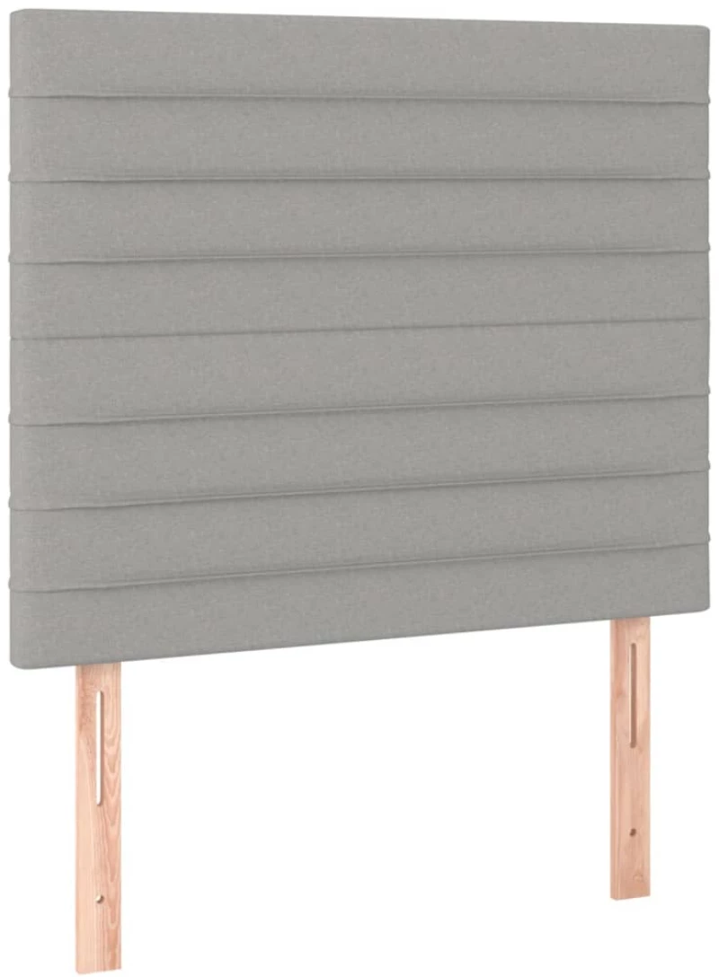 ΚΡΕΒΑΤΙ BOXSPRING ΜΕ ΣΤΡΩΜΑ ΑΝΟΙΧΤΟ ΓΚΡΙ 90X200 ΕΚ. ΥΦΑΣΜΑΤΙΝΟ 3131481