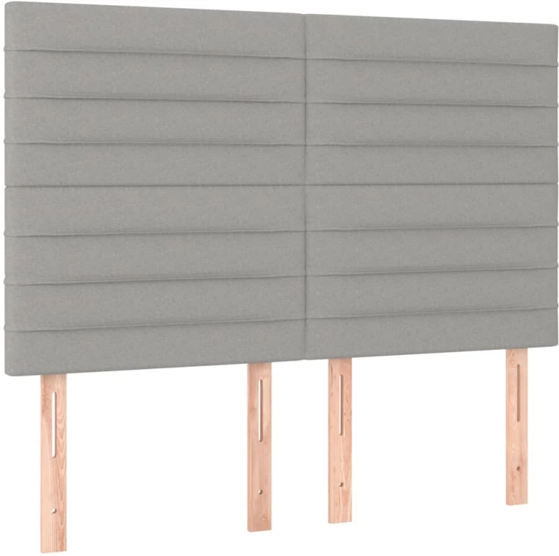 ΚΡΕΒΑΤΙ BOXSPRING ΜΕ ΣΤΡΩΜΑ ΑΝΟΙΧΤΟ ΓΚΡΙ 140X190 ΕΚ. ΥΦΑΣΜΑΤΙΝΟ 3131505