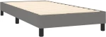 ΚΡΕΒΑΤΙ BOXSPRING ΜΕ ΣΤΡΩΜΑ & LED ΣΚ.ΓΚΡΙ 90X200 ΕΚ. ΥΦΑΣΜΑΤΙΝΟ 3133126