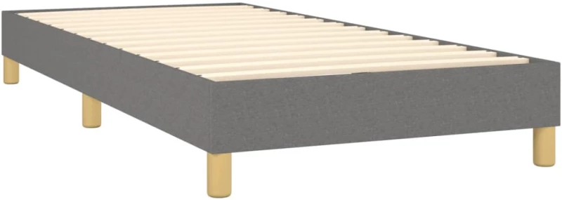 ΚΡΕΒΑΤΙ BOXSPRING ΜΕ ΣΤΡΩΜΑ & LED ΣΚ.ΓΚΡΙ 90X200 ΕΚ. ΥΦΑΣΜΑΤΙΝΟ 3133766