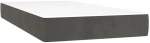 ΚΡΕΒΑΤΙ BOXSPRING ΜΕ ΣΤΡΩΜΑ ΣΚΟΥΡΟ ΓΚΡΙ 90X190 ΕΚ. ΒΕΛΟΥΔΙΝΟ 3132712