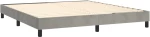 ΚΡΕΒΑΤΙ BOXSPRING ΜΕ ΣΤΡΩΜΑ ΑΝΟΙΧΤΟ ΓΚΡΙ 180X200 ΕΚ. ΒΕΛΟΥΔΙΝΟ 3131033