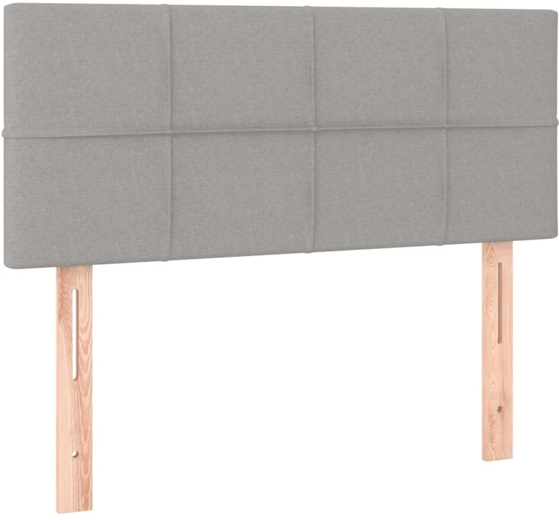 ΚΡΕΒΑΤΙ BOXSPRING ΜΕ ΣΤΡΩΜΑ ΑΝΟΙΧΤΟ ΓΚΡΙ 80X200 ΕΚ. ΥΦΑΣΜΑΤΙΝΟ 3140009