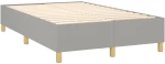 ΚΡΕΒΑΤΙ BOXSPRING ΜΕ ΣΤΡΩΜΑ ΑΝΟΙΧΤΟ ΓΚΡΙ 120X200 ΕΚ. ΥΦΑΣΜΑΤΙΝΟ 3142401