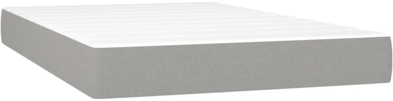 ΚΡΕΒΑΤΙ BOXSPRING ΜΕ ΣΤΡΩΜΑ ΑΝΟΙΧΤΟ ΓΚΡΙ 120X200 ΕΚ. ΥΦΑΣΜΑΤΙΝΟ 3142401