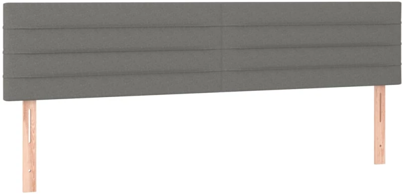 ΚΡΕΒΑΤΙ BOXSPRING ΜΕ ΣΤΡΩΜΑ ΣΚΟΥΡΟ ΓΚΡΙ 160X200 ΕΚ ΥΦΑΣΜΑΤΙΝΟ 3126894