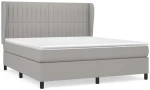 ΚΡΕΒΑΤΙ BOXSPRING ΜΕ ΣΤΡΩΜΑ ΑΝ. ΠΡΑΣΙΝΟ 160X200ΕΚ ΥΦΑΣΜΑΤΙΝΟ 3128133