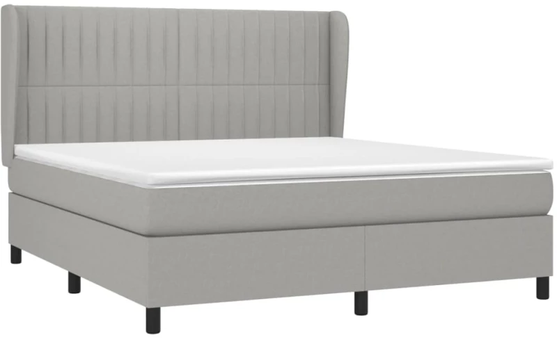 ΚΡΕΒΑΤΙ BOXSPRING ΜΕ ΣΤΡΩΜΑ ΑΝ. ΠΡΑΣΙΝΟ 160X200ΕΚ ΥΦΑΣΜΑΤΙΝΟ 3128133