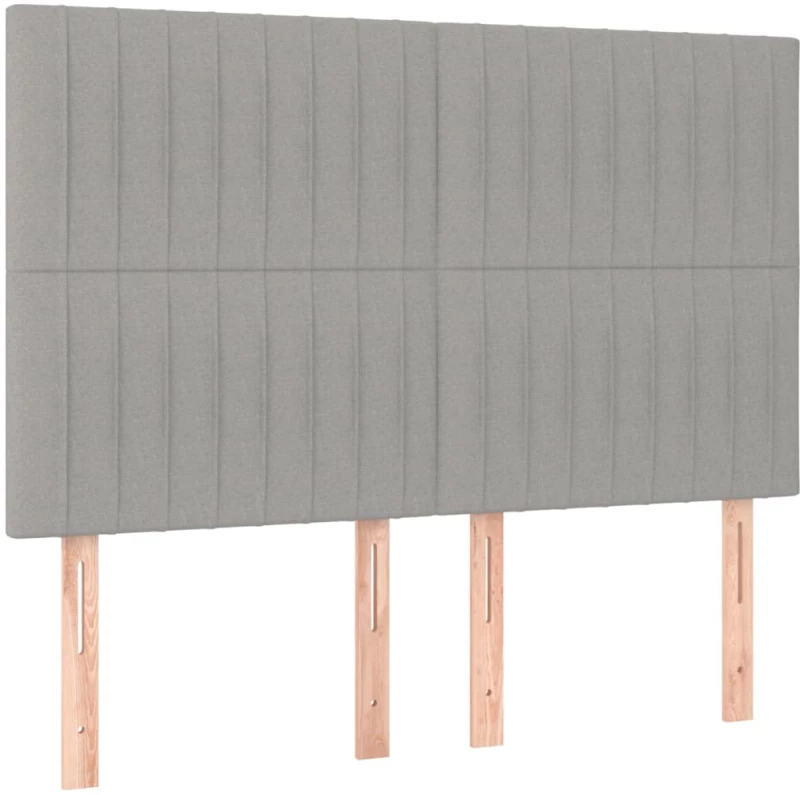 ΚΡΕΒΑΤΙ BOXSPRING ΜΕ ΣΤΡΩΜΑ ΑΝΟΙΧΤΟ ΓΚΡΙ 140X190 ΕΚ. ΥΦΑΣΜΑΤΙΝΟ 3128677