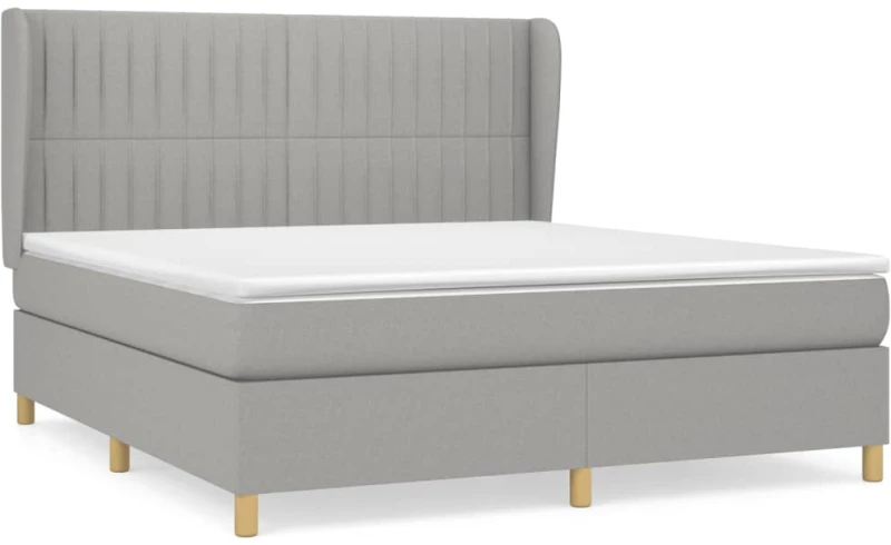 ΚΡΕΒΑΤΙ BOXSPRING ΜΕ ΣΤΡΩΜΑ ΑΝ. ΠΡΑΣΙΝΟ 160X200ΕΚ ΥΦΑΣΜΑΤΙΝΟ 3128693
