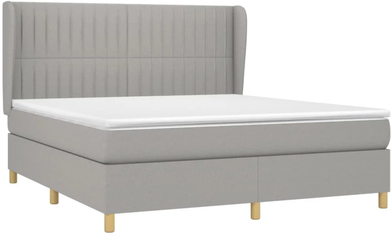 ΚΡΕΒΑΤΙ BOXSPRING ΜΕ ΣΤΡΩΜΑ ΑΝ. ΠΡΑΣΙΝΟ 160X200ΕΚ ΥΦΑΣΜΑΤΙΝΟ 3128693