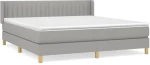 ΚΡΕΒΑΤΙ BOXSPRING ΜΕ ΣΤΡΩΜΑ ΑΝ. ΠΡΑΣΙΝΟ 160X200ΕΚ ΥΦΑΣΜΑΤΙΝΟ 3130441