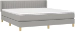 ΚΡΕΒΑΤΙ BOXSPRING ΜΕ ΣΤΡΩΜΑ ΑΝ. ΠΡΑΣΙΝΟ 160X200ΕΚ ΥΦΑΣΜΑΤΙΝΟ 3130441