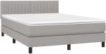 ΚΡΕΒΑΤΙ BOXSPRING ΜΕ ΣΤΡΩΜΑ & LED ΑΝ.ΓΚΡΙ 140X200 ΕΚ ΥΦΑΣΜΑΤΙΝΟ 3133317