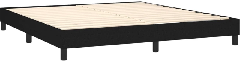 ΚΡΕΒΑΤΙ BOXSPRING ΜΕ ΣΤΡΩΜΑ & LED ΜΑΥΡΟ 160X200 ΕΚ. ΥΦΑΣΜΑΤΙΝΟ 3133327
