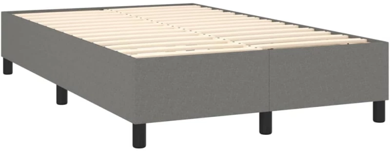 ΚΡΕΒΑΤΙ BOXSPRING ΜΕ ΣΤΡΩΜΑ & LED ΣΚ.ΓΚΡΙ 120X200 ΕΚ ΥΦΑΣΜΑΤΙΝΟ 3135022