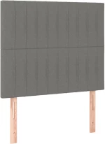 ΚΡΕΒΑΤΙ BOXSPRING ΜΕ ΣΤΡΩΜΑ ΣΚΟΥΡΟ ΓΚΡΙ 80X200 ΕΚ. ΥΦΑΣΜΑΤΙΝΟ 3136710