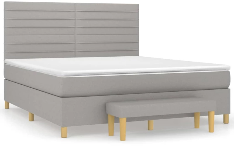 ΚΡΕΒΑΤΙ BOXSPRING ΜΕ ΣΤΡΩΜΑ ΑΝ. ΠΡΑΣΙΝΟ 160X200ΕΚ ΥΦΑΣΜΑΤΙΝΟ 3137245