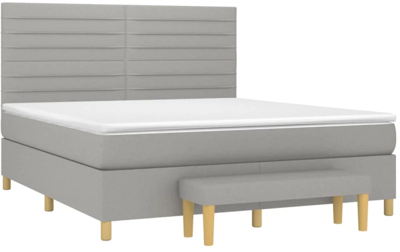 ΚΡΕΒΑΤΙ BOXSPRING ΜΕ ΣΤΡΩΜΑ ΑΝ. ΠΡΑΣΙΝΟ 160X200ΕΚ ΥΦΑΣΜΑΤΙΝΟ 3137245