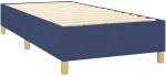 ΚΡΕΒΑΤΙ BOXSPRING ΜΕ ΣΤΡΩΜΑ & LED ΜΠΛΕ 90X200 ΕΚ. ΥΦΑΣΜΑΤΙΝΟ 3139011