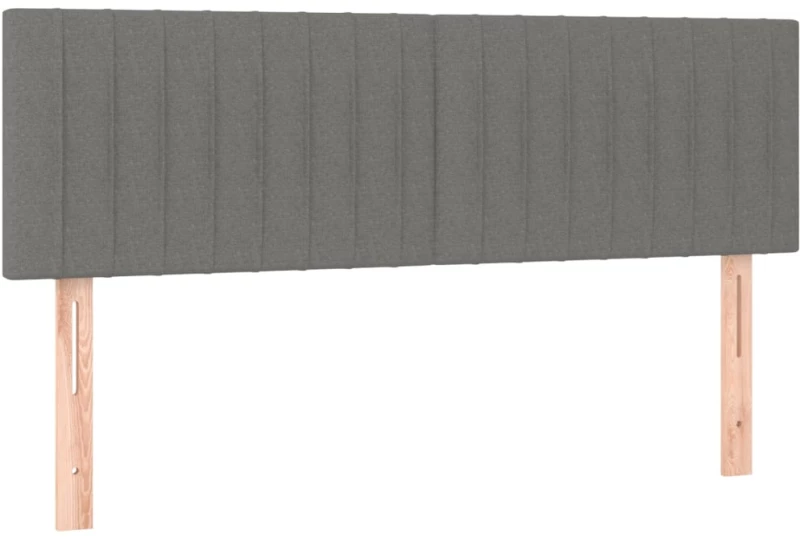 ΚΡΕΒΑΤΙ BOXSPRING ΜΕ ΣΤΡΩΜΑ ΣΚΟΥΡΟ ΓΚΡΙ 140X190 ΕΚ. ΥΦΑΣΜΑΤΙΝΟ 3140210