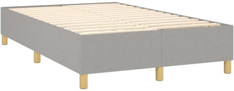 ΚΡΕΒΑΤΙ BOXSPRING ΜΕ ΣΤΡΩΜΑ ΑΝΟΙΧΤΟ ΓΚΡΙ 120X200 ΕΚ. ΥΦΑΣΜΑΤΙΝΟ 3142481