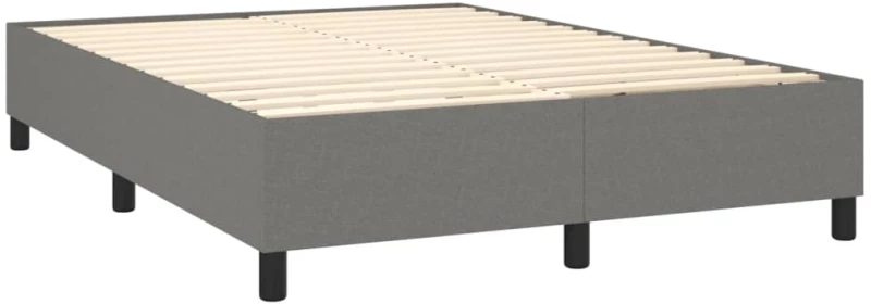 ΚΡΕΒΑΤΙ BOXSPRING ΜΕ ΣΤΡΩΜΑ ΣΚΟΥΡΟ ΓΚΡΙ 140X200 ΕΚ ΥΦΑΣΜΑΤΙΝΟ 3128126