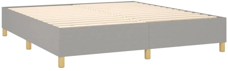 ΚΡΕΒΑΤΙ BOXSPRING ΜΕ ΣΤΡΩΜΑ & LED ΑΝ.ΓΚΡΙ 160X200ΕΚ. ΥΦΑΣΜΑΤΙΝΟ 3135525