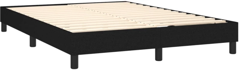 ΚΡΕΒΑΤΙ BOXSPRING ΜΕ ΣΤΡΩΜΑ & LED ΜΑΥΡΟ 140X190 ΕΚ. ΥΦΑΣΜΑΤΙΝΟ 3133311