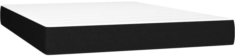 ΚΡΕΒΑΤΙ BOXSPRING ΜΕ ΣΤΡΩΜΑ & LED ΜΑΥΡΟ 140X190 ΕΚ. ΥΦΑΣΜΑΤΙΝΟ 3133311