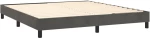 ΚΡΕΒΑΤΙ BOXSPRING ΜΕ ΣΤΡΩΜΑ ΣΚΟΥΡΟ ΓΚΡΙ 160X200 ΕΚ. ΒΕΛΟΥΔΙΝΟ 3127500