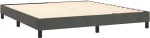 ΚΡΕΒΑΤΙ BOXSPRING ΜΕ ΣΤΡΩΜΑ ΣΚΟΥΡΟ ΓΚΡΙ 160X200 ΕΚ. ΒΕΛΟΥΔΙΝΟ 3130968