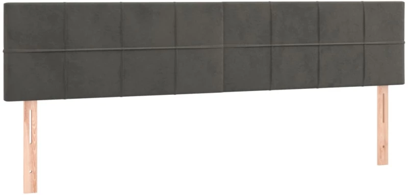 ΚΡΕΒΑΤΙ BOXSPRING ΜΕ ΣΤΡΩΜΑ ΣΚΟΥΡΟ ΓΚΡΙ 160X200 ΕΚ. ΒΕΛΟΥΔΙΝΟ 3130968
