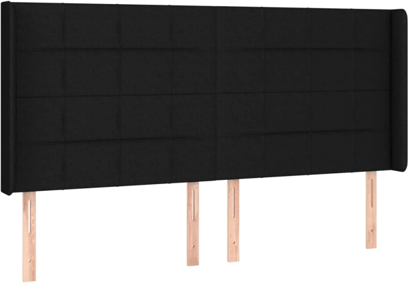 ΚΡΕΒΑΤΙ BOXSPRING ΜΕ ΣΤΡΩΜΑ & LED ΜΑΥΡΟ 160X200 ΕΚ. ΥΦΑΣΜΑΤΙΝΟ 3138327
