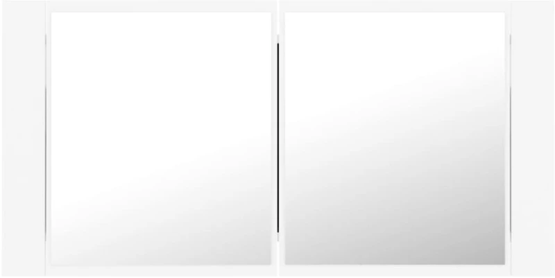 ΝΤΟΥΛΑΠΙ ΜΠΑΝΙΟΥ ΜΕ ΚΑΘΡΕΦΤΗ ΚΑΙ LED ΛΕΥΚΟ 90 X 12 X 45 ΕΚ. 804972