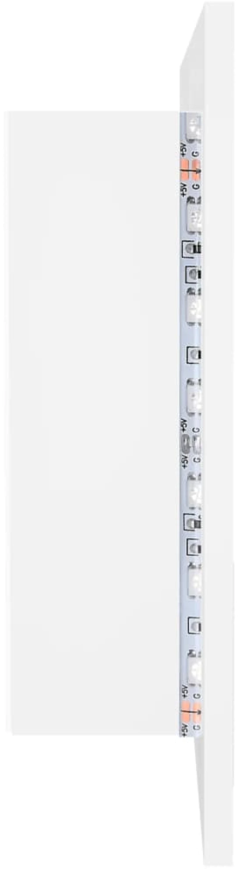ΝΤΟΥΛΑΠΙ ΜΠΑΝΙΟΥ ΜΕ ΚΑΘΡΕΦΤΗ ΚΑΙ LED ΛΕΥΚΟ 90 X 12 X 45 ΕΚ. 804972