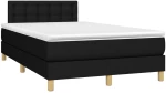 ΚΡΕΒΑΤΙ BOXSPRING ΜΕ ΣΤΡΩΜΑ & LED ΜΑΥΡΟ 120X200 ΕΚ. ΥΦΑΣΜΑΤΙΝΟ 3134023