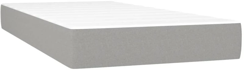 ΚΡΕΒΑΤΙ BOXSPRING ΜΕ ΣΤΡΩΜΑ & LED ΑΝ.ΓΚΡΙ 90X190 ΕΚ. ΥΦΑΣΜΑΤΙΝΟ 3133997