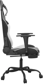 ΚΑΡΕΚΛΑ GAMING ΜΑΣΑΖ ΥΠΟΠΟΔΙΟ ΜΑΥΡΟ/ΛΕΥΚΟ ΑΠΟ ΣΥΝΘΕΤΙΚΟ ΔΕΡΜΑ 3143658