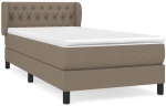 ΚΡΕΒΑΤΙ BOXSPRING ΜΕ ΣΤΡΩΜΑ TAUPE 90X200 ΕΚ. ΥΦΑΣΜΑΤΙΝΟ 3126457