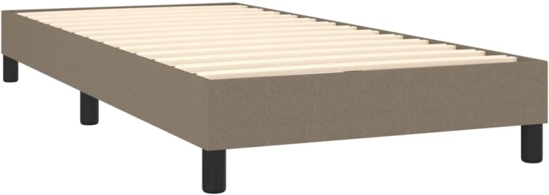 ΚΡΕΒΑΤΙ BOXSPRING ΜΕ ΣΤΡΩΜΑ TAUPE 90X200 ΕΚ. ΥΦΑΣΜΑΤΙΝΟ 3140109
